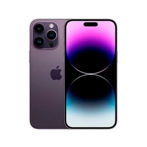 Telefono movil smartphone iphone 14 pro 256gb deep purple sin cargador - sin auriculares - a16 bionic - 12mpx - 6.1pulgadas xdr - 5g - dinamo
