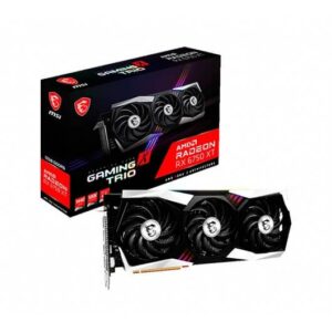 Tarjeta grfica msi rx 6750xt gaming x trio 12gb gddr6 3xdp 1xhdmi 2x8p