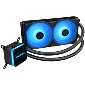 Kit refrigeracion liquida cpu gaming enermax elc - lmt240 - rgb all in one doble ventilador 12cm rgb
