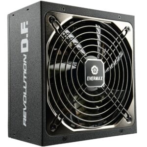 Fuente de alimentacion gaming enermax revolution df 750w ventilador 13.9cm 80+ gold