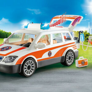 Playmobil rescate coche de emergencias con sirena