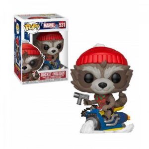 Funko pop marvel guardianes de la galaxia rocket version navideña 43334