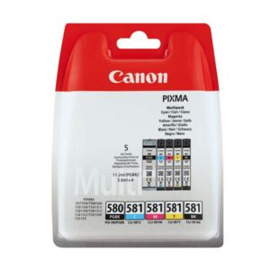 Multipack canon pgi - 580 pgbk + cli - 581 cymbk