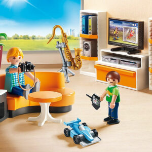 Playmobil ciudad casa moderna salon