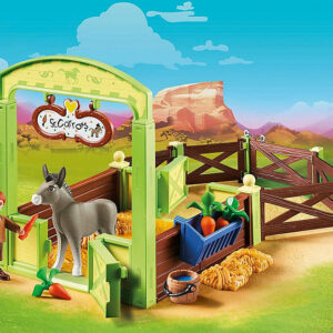 Playmobil dreamworks spirit establo trasqui y señor zanahoria