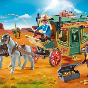 Playmobil salvaje oeste diligencia
