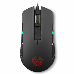 Mouse raton krom kolt gaming 4000 dpi usb rgb ambidiestro