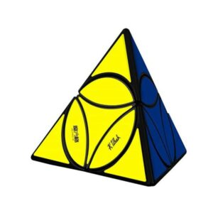 Cubo de rubik qiyi coin pyraminx bordes negros