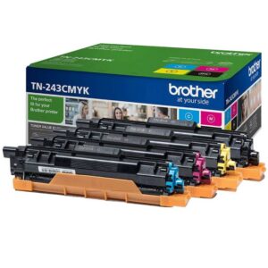 Toner brother tn243cmyk negro - cián - magenta - amarillo 1000 páginas