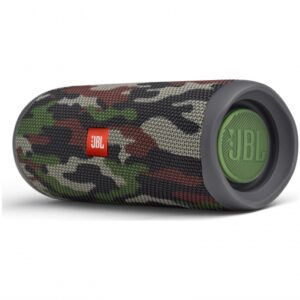Altavoz bluetooth jbl flip 5 camuflaje - 20w rms - ipx7 - bateria 4800mah - manos libres - verde