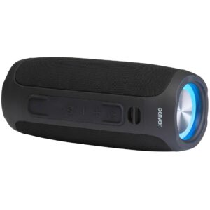 Altavoz bluetooth denver btv - 220black - 2 x 8w - negro