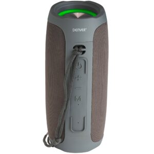 Altavoz bluetooth denver btv - 220grey - 2 x 8w - gris