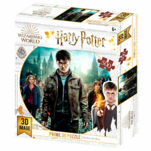 Puzzle 3d lenticular harry potter harry hermione y ron 500 piezas