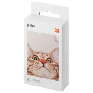 Papel fotografico xiaomi mi portable photo printer paper 5x73cm 20 hojas