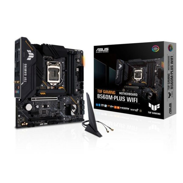 Placa base asus intel tuf gaming b560m - plus wifi socket 1200 ddr4 x4 max 128gb 3200mhz display port hdmi matx