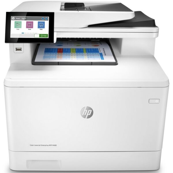 Multifuncion hp laser color laserjet enterprise m480f fax - a4 - 27ppm - 2gb - usb - red - duplex todas las funciones