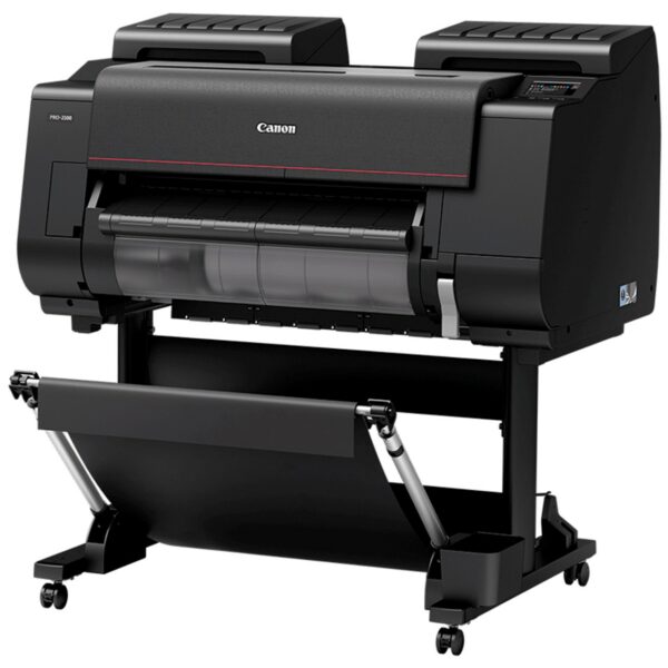 Plotter canon pro - 2100 imageprograf a1 24pulgadas - 2400ppp - usb - red - wifi - diseño cad - tinta 12 colores - pedestal