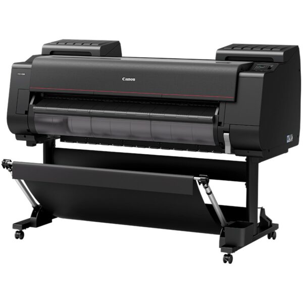 Plotter canon pro - 4100 imageprograf 44pulgadas - 2400ppp - usb - red - wifi - diseño cad - tinta 12 colores - pedestal