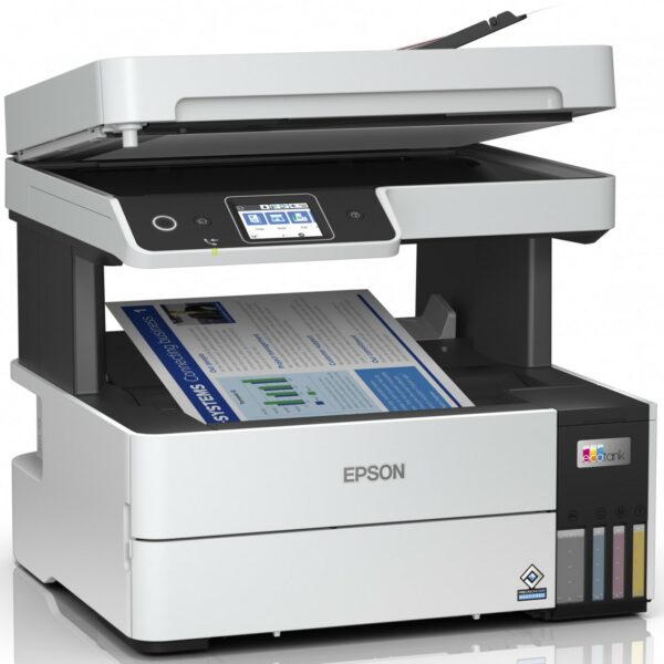 Multifuncion epson inyeccion color ecotank et - 5170 fax - a4 - 17ppm - usb - red - wifi - wifi direct - duplex impresion - bandeja 250 hojas - adf 35 hojas