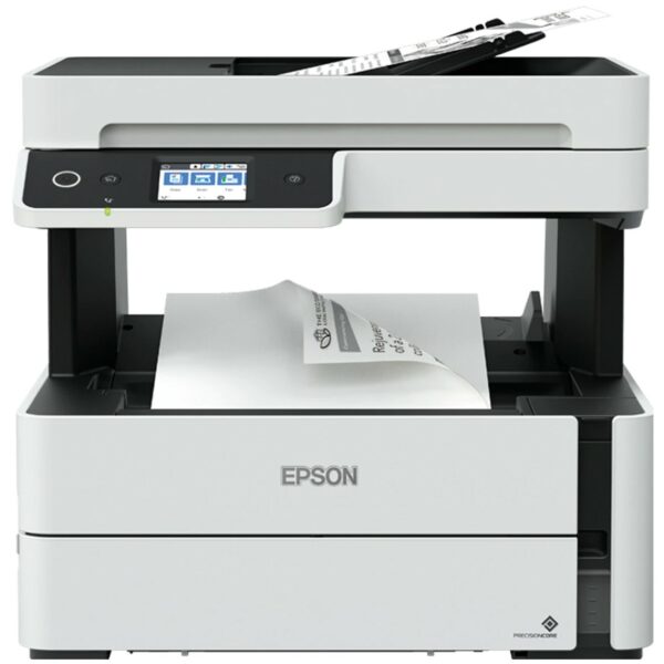 Multifuncion epson inyeccion monocromo ecotank et - m3170 fax - a4 - 39ppm - usb - red - wifi - wifi direct - duplex impresion - bandeja 250 hojas - adf
