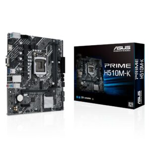 Placa base asus intel prime h510m - k socket 1200 ddr4 x2 max 64gb 2933mhz d - sub hdmi matx