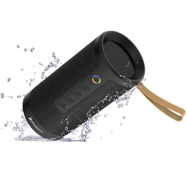 Altavoz portatil tws phoenix - 10w - bluetooth 5.0 - radio fm - aux in - micro sd - bateria 3600mah - ipx5