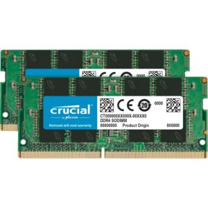 Memoria ram ddr4 16gb 2x8gb crucial - sodimm - 2666 mhz - pc4 21300 - cl19