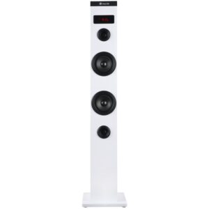 Altavoz torre ngs sky charm blanco - 50w - usb - bluetooth - radio fm - aux