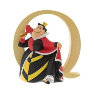 Figura enesco disney alicia en el pais de las maravillas reina de corazones letra q