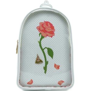 Mochila loungefly disney la bella y la bestia rosa