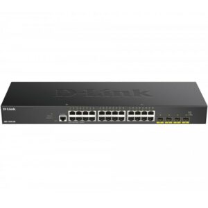 Switch d - link 28 puertos gestionable 24 gigabit ethernet 10 - 100 - 1000 4 sfp l3 lite