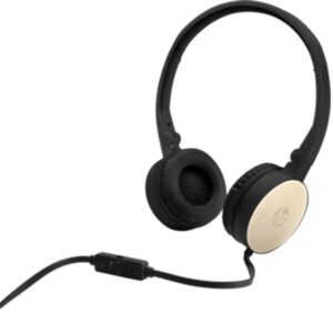 Auriculares con microfono hp stereo headset h2800 negro - oro