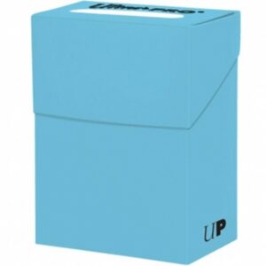 Caja de mazo para cartas new solid ultra pro azul claro 85 cartas