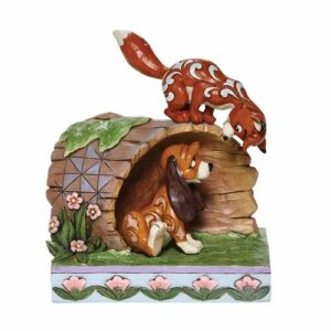 Figura enesco disney el zorro y el sabueso premium