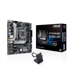 Placa base asus prime h510m - a wifi socket 1200 ddr4 x2 2933mhz max 64gb hdmi d - sub display port matx