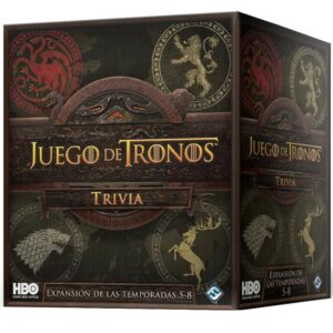 Juego de mesa asmodee juego de tronos trivia temporada 5 - 8 pegi 18