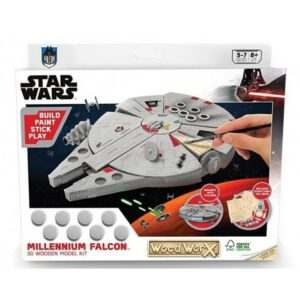 Replica madera para pintar woodwork star wars halcon milenario