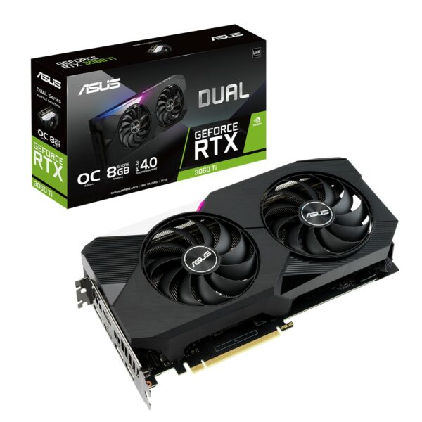 Tarjeta gráfica asus nvidia dual rtx3060ti - o8g v2 8gb gddr6 hdmi display port
