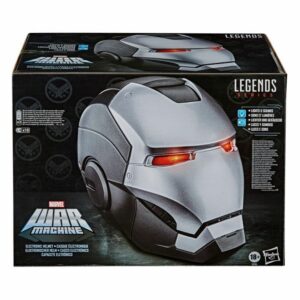 Replica hasbro marvel casco electronico war machine marvel legends