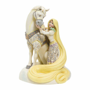Figura enesco disney enredados rapunzel & maximus