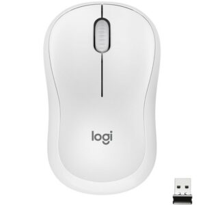 Mouse raton logitech m220 optico wireless inalambrico silent blanco