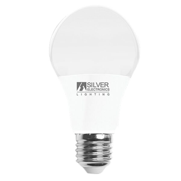 Bombilla led eco decorativa silver electronics estandar 15w=100w - e27 - 3000k - 1600 lm - 180º - luz calida - a+