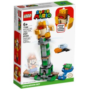 Lego super mario set de expansión: torre bamboleante del hermano sumo jefe