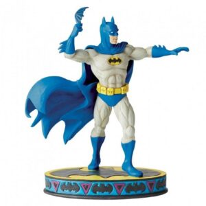 Figura enesco dc comics batman traje plata