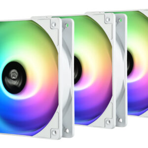 Ventilador gaming enermax hf120 rgb blanco 12cm pack de 3