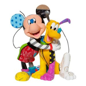 Figura enesco disney britto mickey & pluto