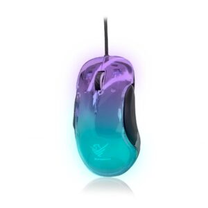 Ratón gaming banshee transparente rgb