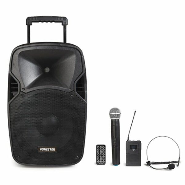 Altavoz portatil fonestar malibu - 212p 200w - con microfono