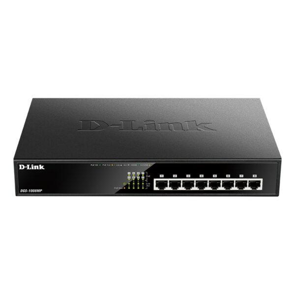 Switch d - link 8 puertos gigabit max poe