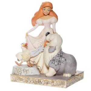 Figura enesco disney la sirenita ariel bosque blanco